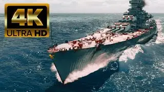 【4K】Italy Battleship Vittorio Veneto #cinematic #history  #battleship