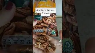 Package vs Product Pecan Nuts #package #compare #product #groceryshopping #asmr #review #shopping