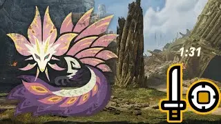 SOLO Mizutsune 1:31 - SWORD AND SHIELD SPEEDRUN - MONSTER HUNTER WILDS FREESTYLE