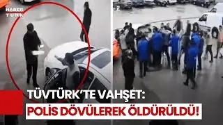 T&Uuml;VT&Uuml;RK'te Polis Memuru &Ouml;ld&uuml;r&uuml;ld&uuml;! Kavga Anı Kamerada!