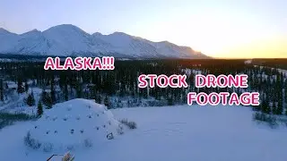 Alaska Drone Stock Footage Sample Collection - Royalty free aerial B-roll video - Airborn Operations