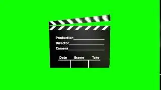 Green screen action cam panel