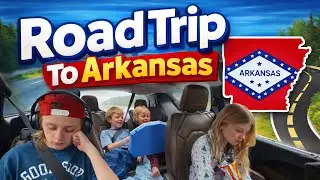 Surviving a Road Trip From Ohio to Arkansas With 5 Kids 😅 | Family Vlog 