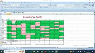 Attendance Table , Register #trending #shortvideo #viralvideo
