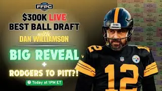This Draft Could Shift the Room&hellip; $125 FFPC Best Ball LIVE | w/ Dan Williamson 💥