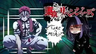 || Tokyo revengers react to takemichi as akaza rap|| 🇧🇷 || Takehina? Miketake? || ler a descrição ||