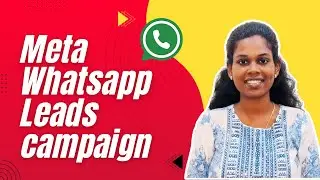How to generate leads on whatsapp using facebook/meta ads ? (Step-by-Step Tutorial in Tamil)