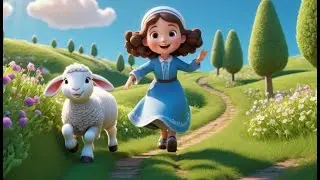 Mary Had a Little Lamb Springtime Meadow Path | English Nursery Rhyme | Kids Songs | Baby Music