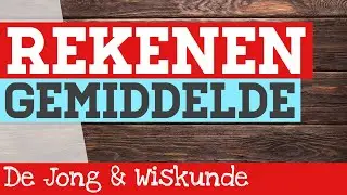 Hoe bereken je het Gemiddelde?
