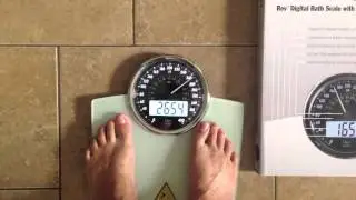 OZERI Rev Digital Bathroom Scale