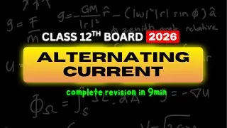 Alternating Current | One Shot | Class 12 | Board 2026