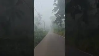 Misty, calm, cool bike ride morning - Negombo, Sri Lanka