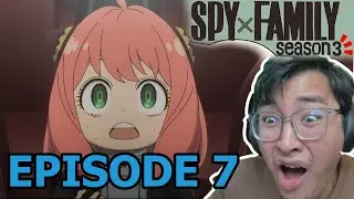 BOMB ON ANYA'S NECK ?! THIS TURNED DARK REAL QUICK- | Episode 7 | SPY X FAMILY Season 3 REACTION