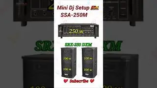 🔴 SRX-250DXM BOX PRICE | SSA-250M AMPLIFIER PRICE | AHUJA 250 WATT BOX PRICE | #shorts #dj #price