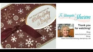 Fancy DIY Christmas Card! Quick and Easy