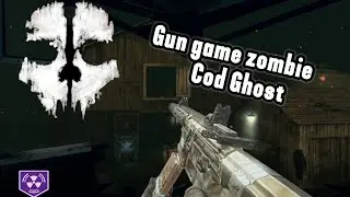 Gioco a gun game zombie con le armi di cod ghost