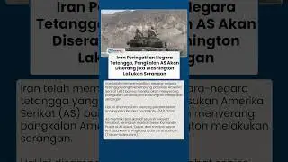 Iran Tegas! Pangkalan AS di Qatar, Saudi & UAE Bisa Jadi Target Jika AS Melakukan Serangan