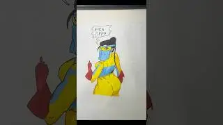 Shiesty mark but female v2 #edit #art #drawing #invincible #mark