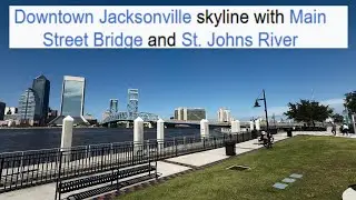 Exploring Downtown Jacksonville by Bike 🚲 | Scenic Riverwalk Ride