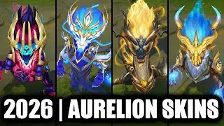 ALL AURELION SOL SKINS SPOTLIGHT 2026 | League of Legends