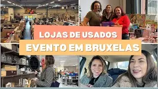 Lojas de usados na Holanda com Raquel e Evento em Bruxelas