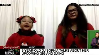Eight-year-old DJ Sofia on her Infinity Studios gig