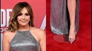 VIDEO: Carly Pearce Does Allover Silver in Sequined Dress and Jimmy Choo Pumps for ACM Awards Red Ca