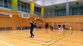 1/16   練習　やまかたVSいしはと