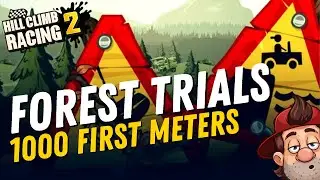 Hill Climb Racing 2 -  FOREST TRIALS 1000 meters for the Dummies 🚨 HCR2