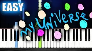 Coldplay X BTS - My Universe - EASY Piano Tutorial by PlutaX