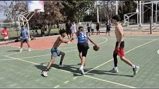 reta cancha completa 5vs5 2da parte 🏆｡𖦹°‧₊˚⊹♡🏀#basketball #retas #sports #leongto