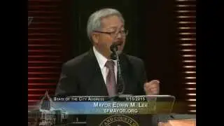 Mayor Lee Outlines Shared Prosperity Agenda in 2015 State of the City Address