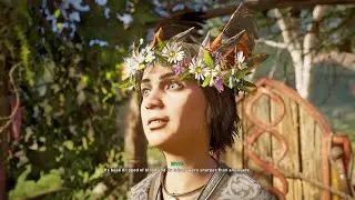 Assassin's Creed Valhalla the May Queen. Speak to Mayda and hunt the Beast to get Festival tokens.