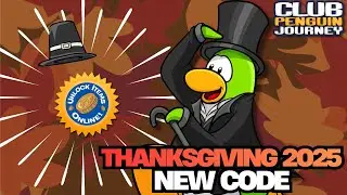 🦃 С ДНЁМ БЛАГОДАРЕНИЯ + НОВЫЙ КОД! ❤️ | Club Penguin Journey