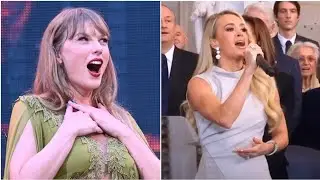 Taylor Swift's REACTION to Carrie Underwood's A Cappella PERFORMANCE at Trump's Inauguration