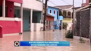 Chuva causa transtornos em Manaus
