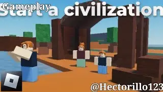 Jugando un Rato a Roblox 1421# Civilization Survival Game