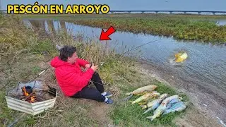 PESCÓN AL LADO DE LA RUTA. PESCA EN VICTORIA 2025, LUGAR GRATIS Pesca en Paranacito.