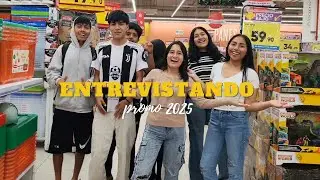 Vlog Entrevistando a desconocidos para una tarea