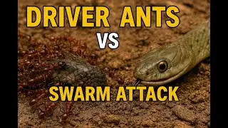 Driver Ants vs Snake | Swarm Attack in the Wild