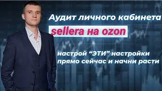 Аудит личного кабинета sellera на OZON. Как продавать в нынешних реалиях на маркетплейсе