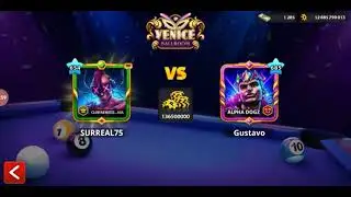 SURREAL75 vs. Linh level 999. CLUB NEMESIS vs. Alpha dogz/beta puppies top player. 8 ball pool