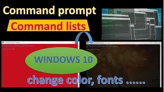 Command prompt tricks with few command lists for windows 10.