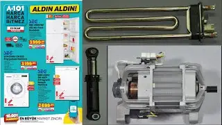 A101 SEG Çamaşır Makinesi 15 Program 13 Ocak 2022  3199TL