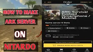 How To Make Ark Or Minecraft Server In Nitardo | Ark Mobile ka Server kaise banaay #ark #gaming