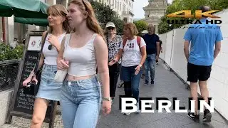[4K HDR] Germany 🇩🇪 Berlin Sunny Day walking Tour Summer 2020 Berlin