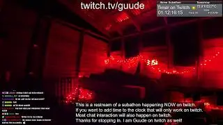 Twitch Subathon Currently Live on twitch.tv/guude