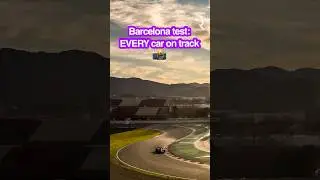 📸 Every car on track in Barcelona test