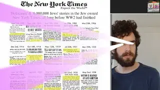Deep Dive Into Propaganda: New York Times and 6 Million Jews