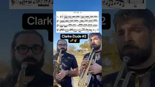 Clarke etude number 2 #trumpet #music #musicos #practice #discipline #saxophone